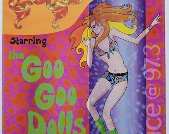Manifesto del concerto dei Goo Goo Dolls del 2000 a Fillmore