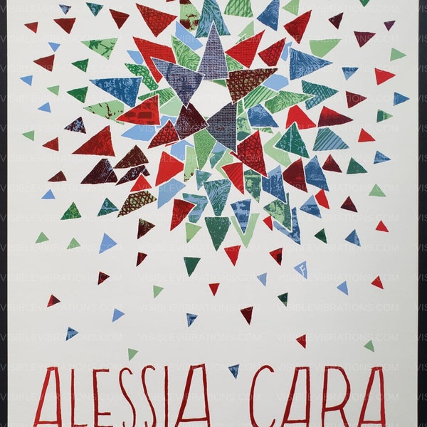 Alessia Cara Concert Poster 2016 F-1393 Vintage Fillmore poster print - aesthetic music art for home and office wall decor.