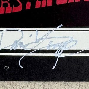 Póster del concierto de Joe Cocker de 1969, Fillmore BG-196, firmado por David Singer y Randy Tuten. imagen 2