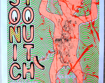 Póster del concierto de Sonic Youth 2002