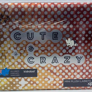 Happy Labbit Plush Kozik “Cute N’ Crazy” Mini Series Full Box