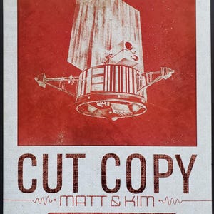 Cut Copy Concert Poster 2009 F-997 Fillmore