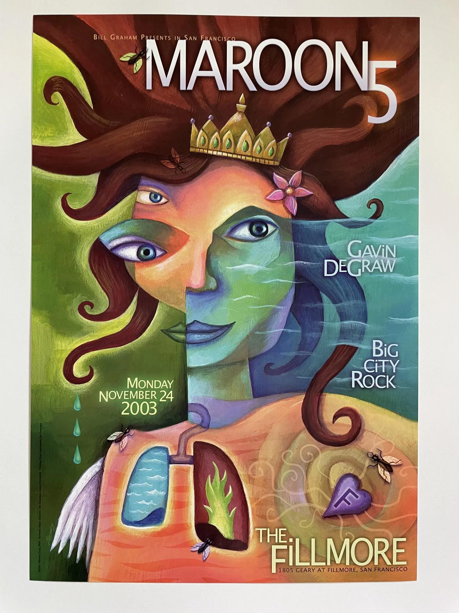 Maroon5 Poster - Etsy