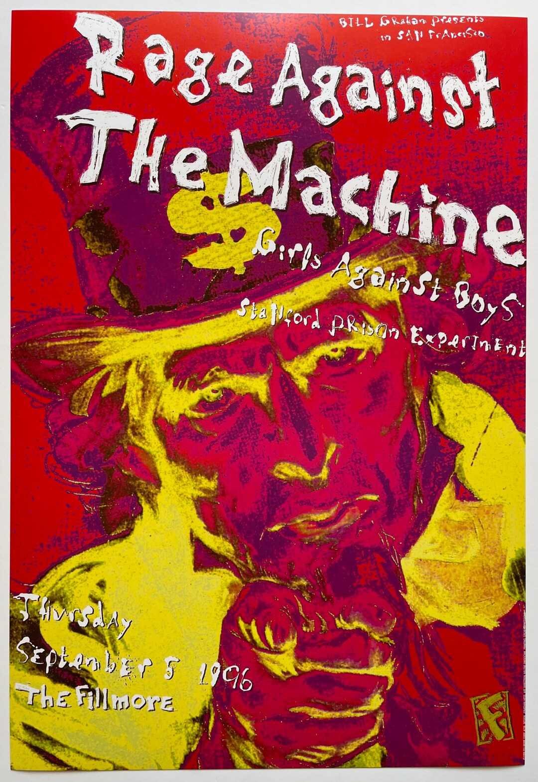 Rage Against The Machine 13x19 Concert Poster – Archival Quality Reproduction