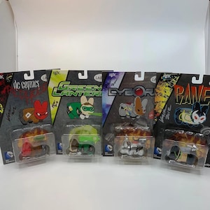 DC Comics Kidrobot Labbit Bundle of 4 Signed