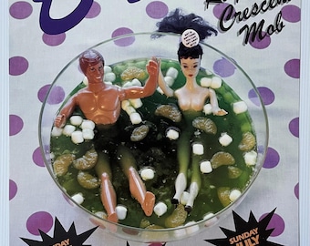 B 52's Concert Poster 1989 F-112 Vintage Fillmore poster print - aesthetic music art for home and office wall decor.