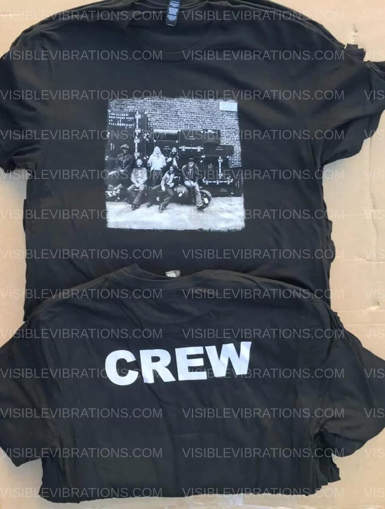 Camiseta negra de Allman Brothers en Fillmore East CREW, talla 2XL imagen 3