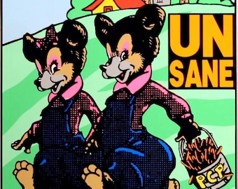 Unsane Concert Poster 1995 Kozik Thrasher Magazine at The Whiskey Hollywood