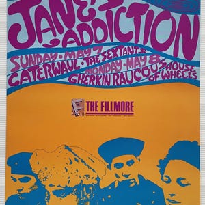 Janes Addiction Concert Poster - Etsy