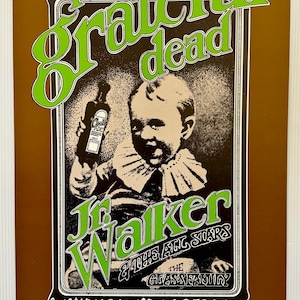 Póster del concierto de Grateful Dead 1969, primera impresión BG176. Impresión de póster vintage: arte musical estético para la decoración de las paredes del hogar y la oficina.