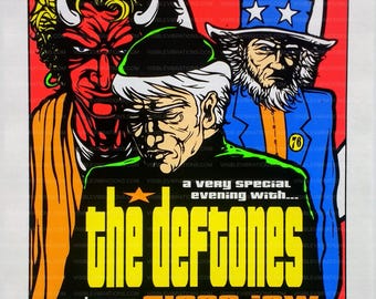 Deftones Concert Poster 2000 Jermaine Rogers