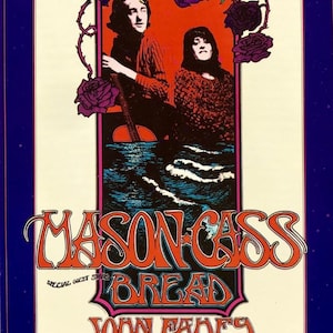 Dave Mason Cass Elliot-strooibiljet 1970 Randy Tuten