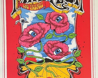 Phil Lesh & Friends Concert Poster 2023 F-1786 Vintage Fillmore poster print - aesthetic music art for home and office wall decor.