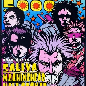Póster del concierto Powerman 5000 2001 de Jermaine Rogers Houston