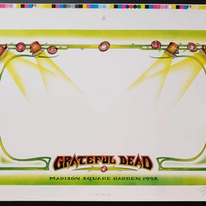 Grateful Dead 1974 Concert Poster: A Day on the Green, Randy Tuten