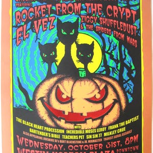 Rocket From The Crypt Concert Poster 2001