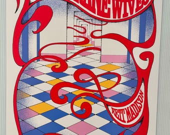 The Crane Wives Concert Poster San Francisco 2024 The Fillmore F-1847