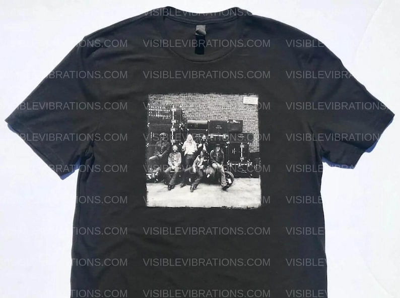 Camiseta negra de Allman Brothers en Fillmore East CREW, talla 2XL imagen 1