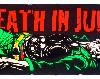 Death In June Concert Poster Jermaine Rogers Houston 1997