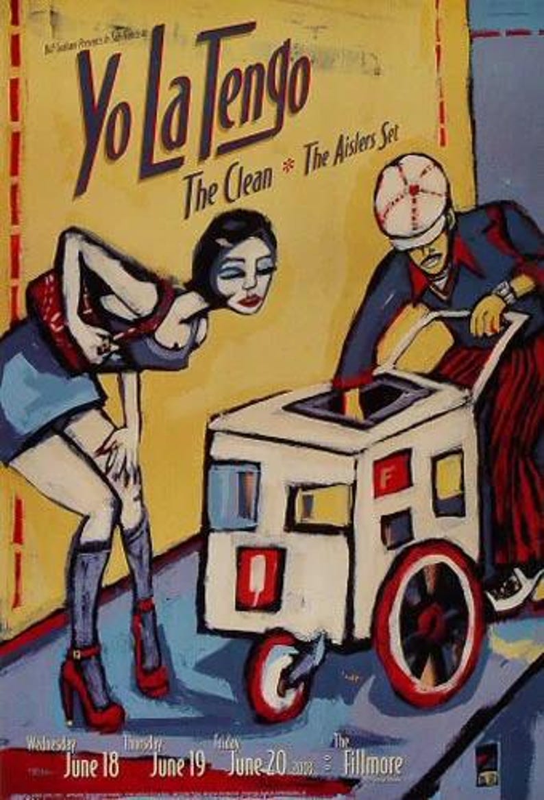 Yo La Tengo Concert Poster 2003 F-573 Fillmore image 1