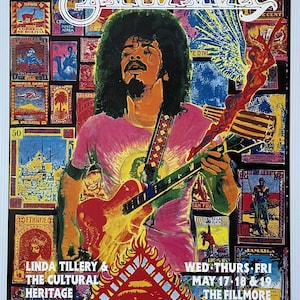 Santana Concert Poster - Etsy