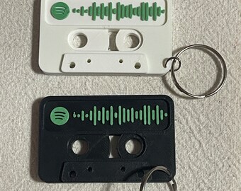 Portachiavi Spotify QR Personalizzati: Regali Musicali Stampati in 3D