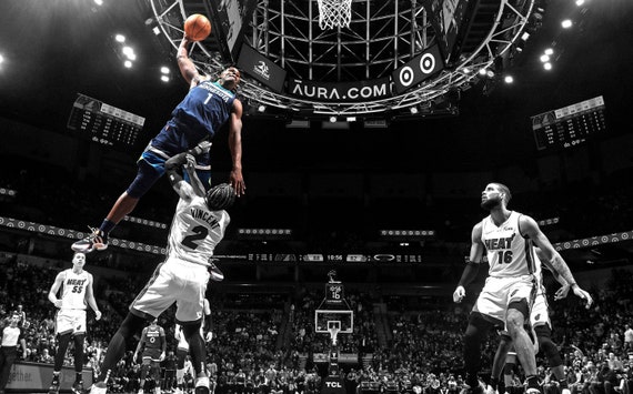 アンソニー・エドワーズ、印刷可能なポスター、NBA