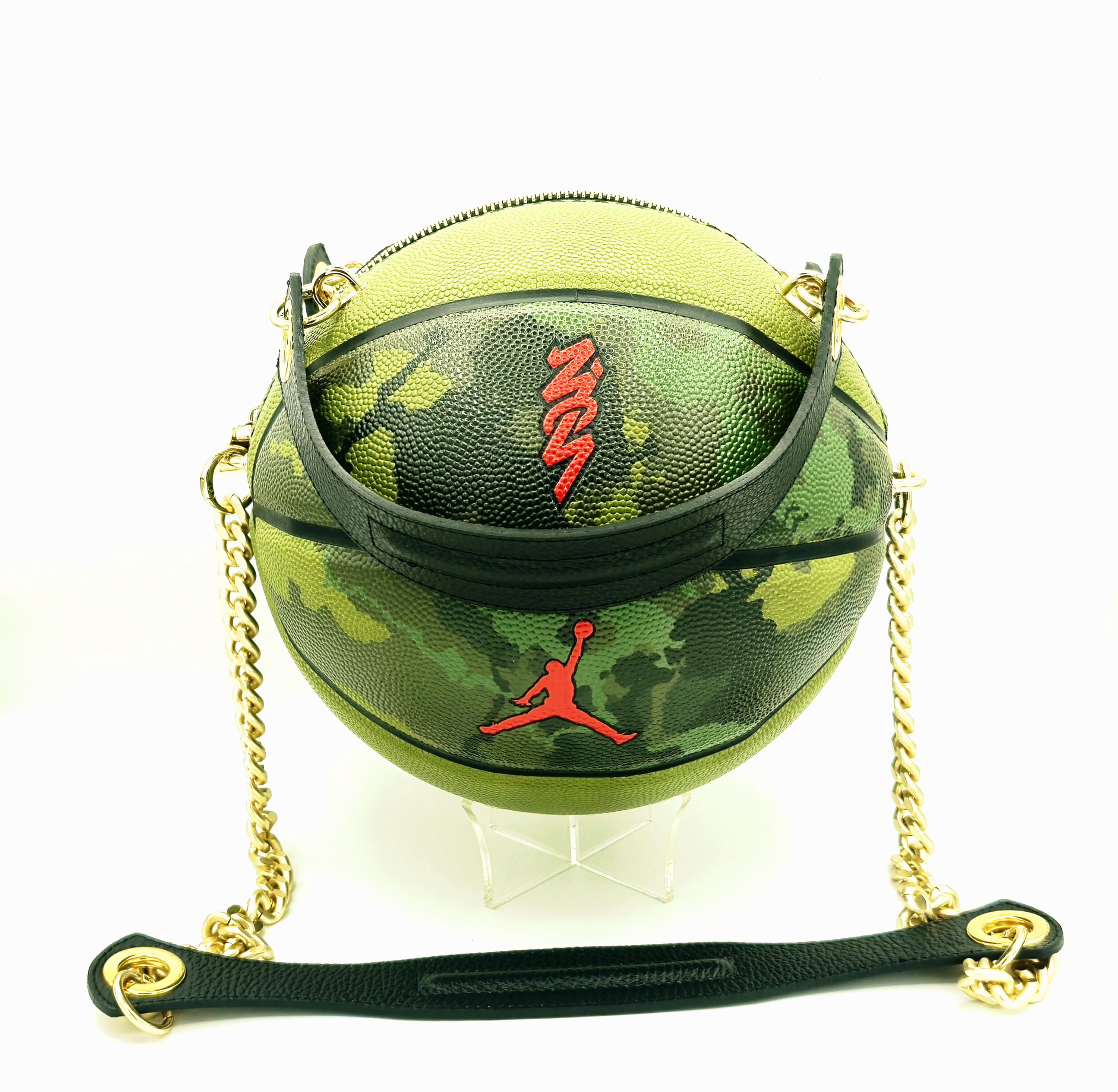 Jordan Ultimate Zion Military Green Basketball Bag With Black