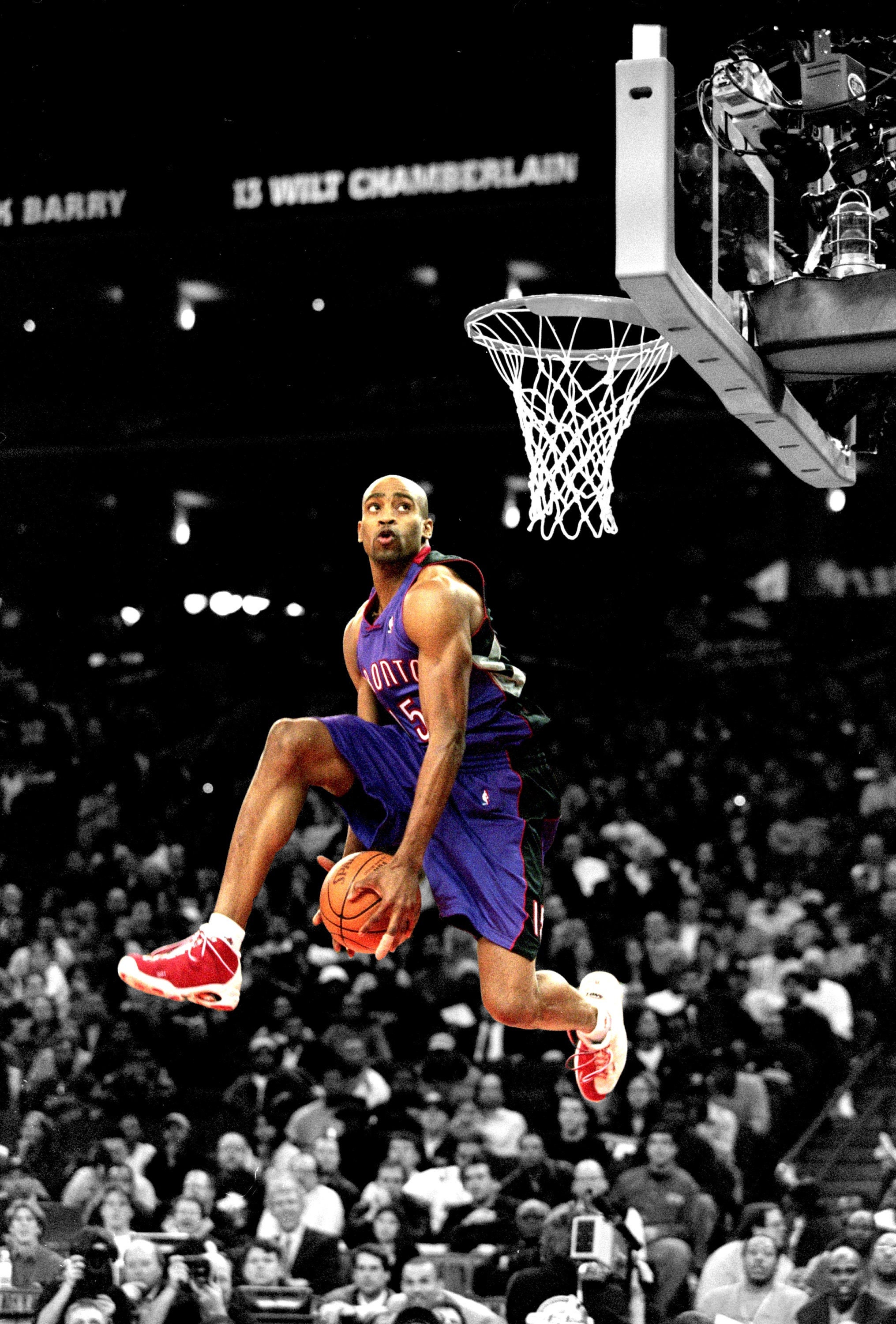 Vince Carter New Jersey Nets Basketball Art Drawing Print 