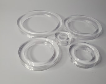 Acrylic glass transparent stand for balls, soccer, basketball, football, volleyball - high-quality thick 15 mm GS acrylic display rack