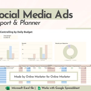 Social Media Ads Planner & Report | Facebook Ads Report and Controlling