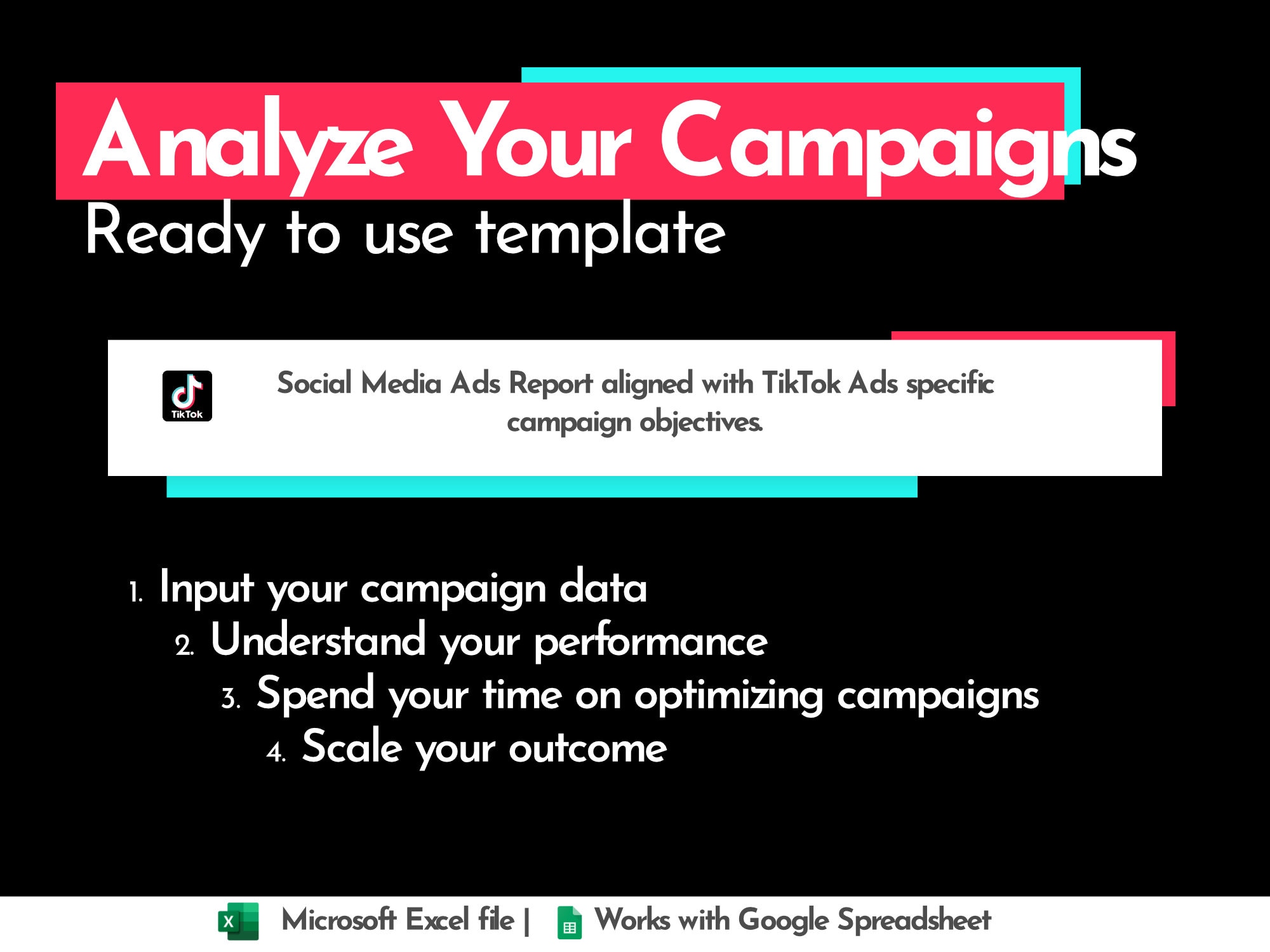 Feedback and improvement campaigns for TikTok ads