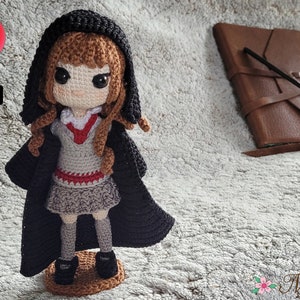 Crochet witch doll pattern, Amigurumi witch doll pattern, Pattern doll