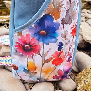 Sling Bag - Handmade Sling Back Pack - Floral Sling Bag- The Rosie Sling Bag