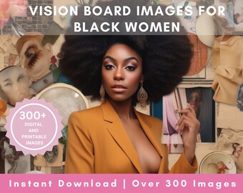 Images for Vision Board for Black Women Image Collection - Inspirational Images for Manifesting Your Dreams - Perfect for Vision Board Party