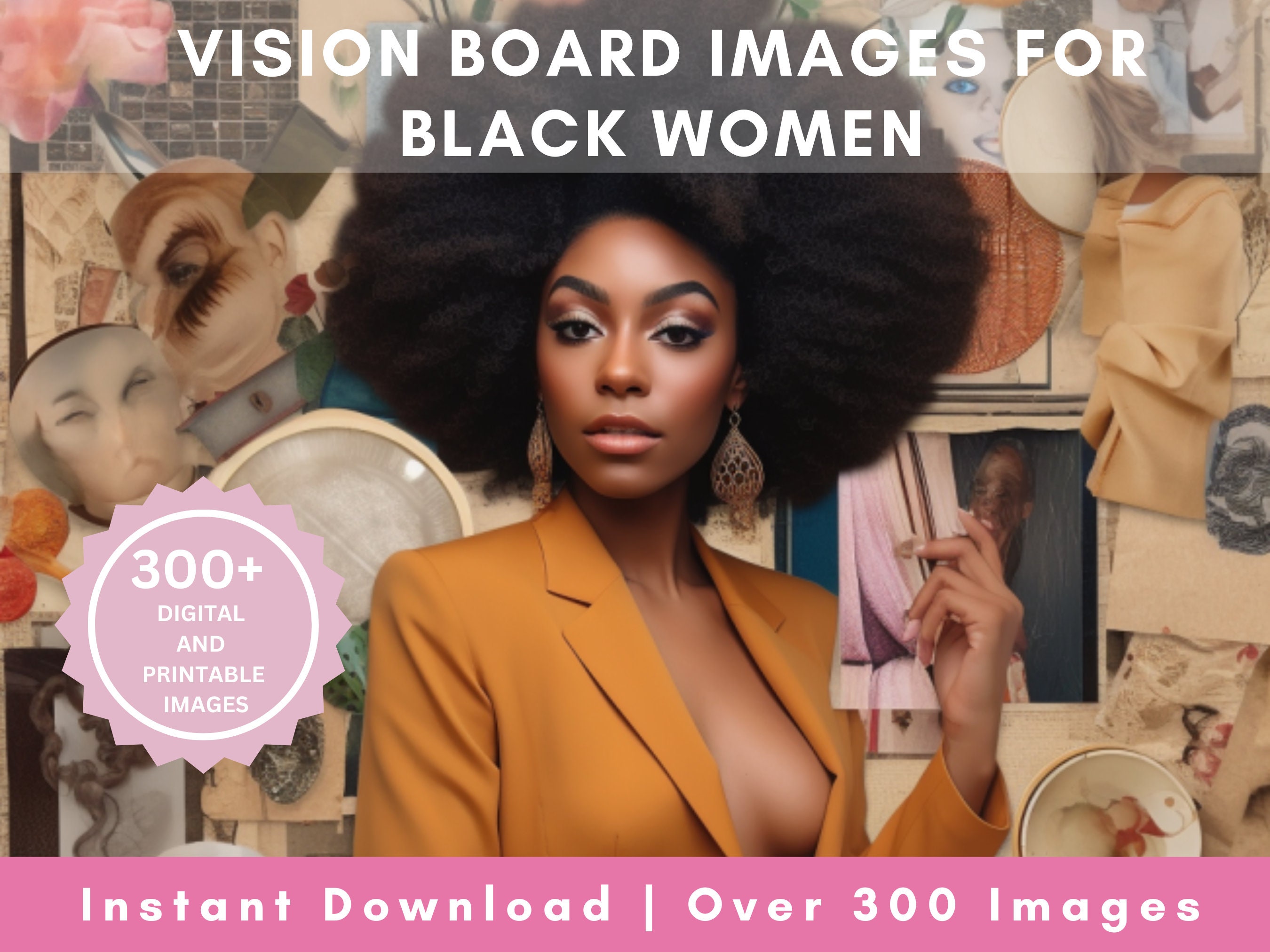 Images for Vision Board for Black Women Image Collection Inspirational  Images for Manifesting Your Dreams Perfect for Vision Board Party 