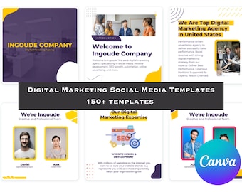 Social Media Templates, Canva Templates für Social Media, bearbeitbare Templates für Social Media