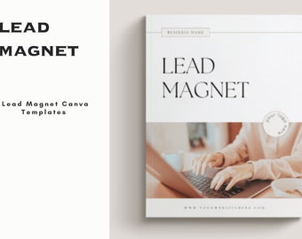 Lead Magnet Template to grow your email list - Create Opt-Ins - Fully Editable - PDF or Digital Use - E-Mail Marketing Resource - Small Biz