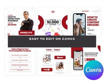 Digitales Marketing Social Media Template, Canva Template für digitales Marketing, Social Media Marketing Templates für Agenturen, Templates für Agentur