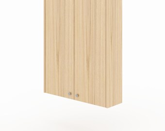 Two-door wall-hung bathroom cabinet, width to choose from