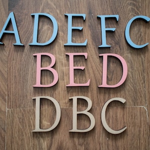 Elemento a madera Piezas de tablero ocupado Nombre del niño Letras Set Montessori Actividad Juguete sensorial Niño pequeño Aprendizaje Madera Corte láser Grabado