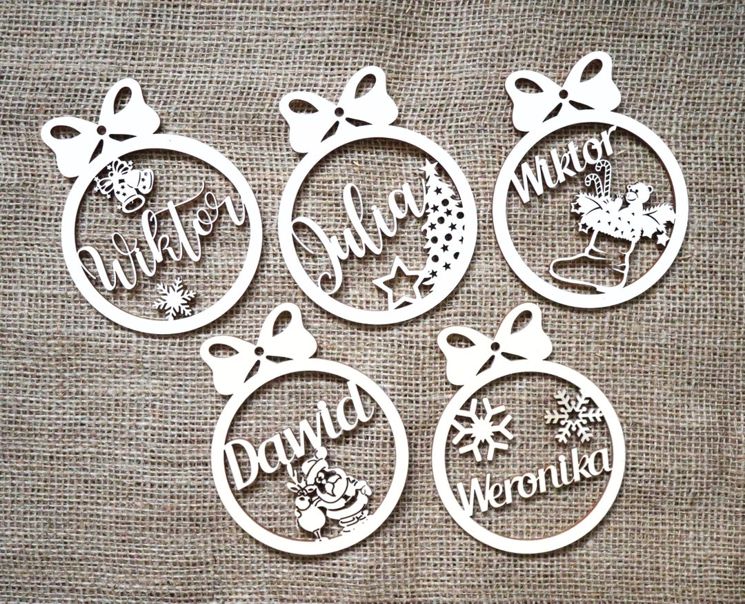 Palline Albero Di Natale Personalizzate Con Nome E Disegno - Foto 8