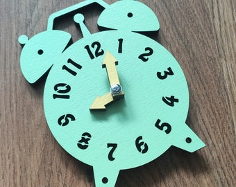 Wooden Element to Busy Board Parts Clock Set Montessori Activity Sensory Toy Toddler Learning Wood Laser Cut Engraving