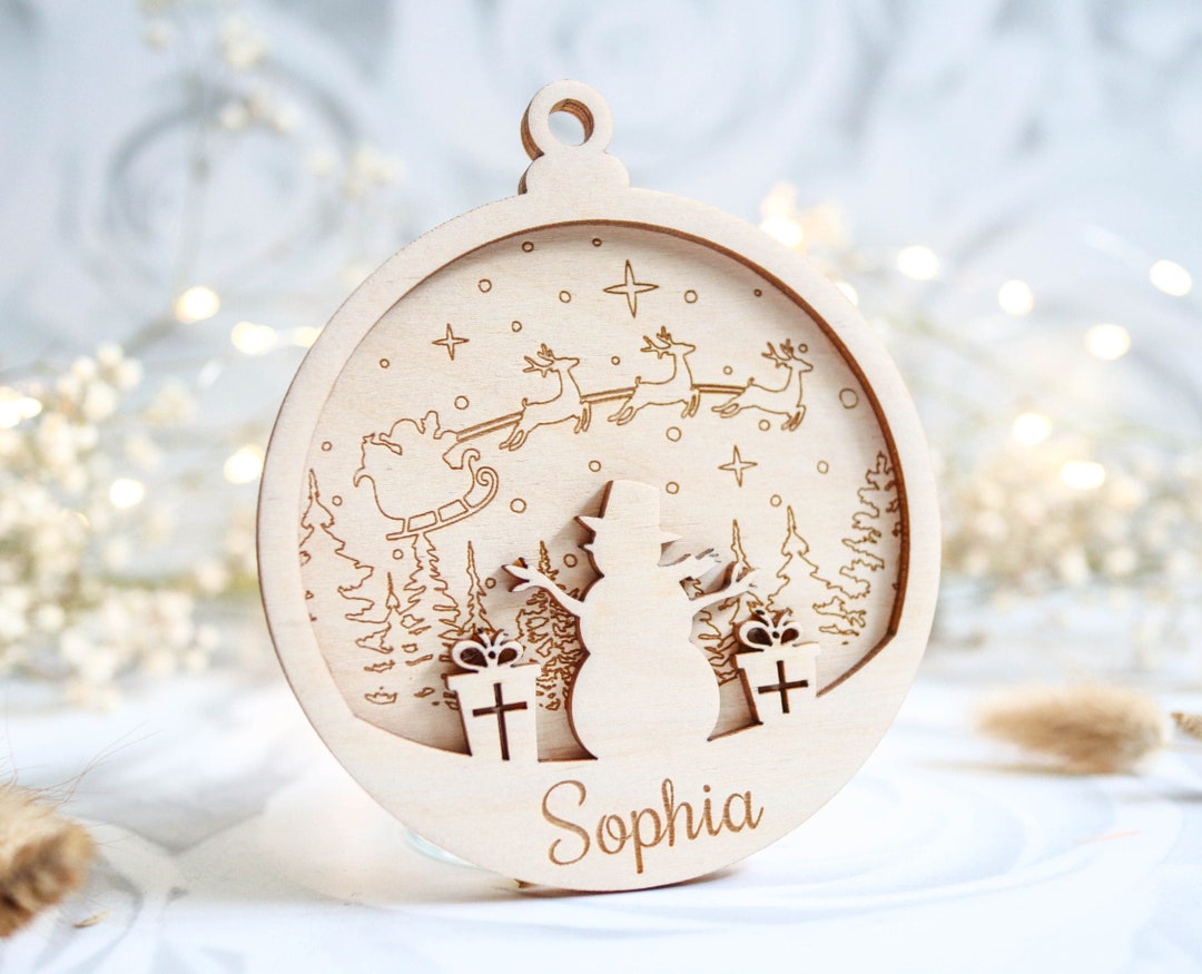 Border Collie Acryl Kerstboom Opknoping Ornament Grappige