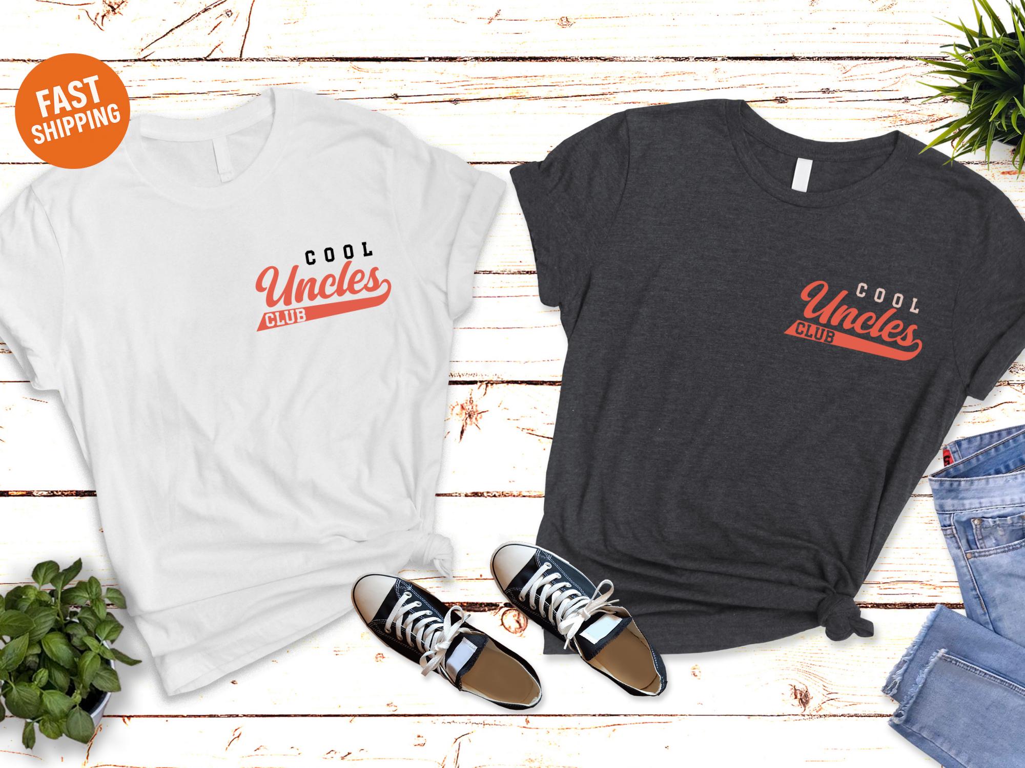 Cool Uncles Club Shirt, Funny Uncle Gifts, the Man Myth Bad Influence ...