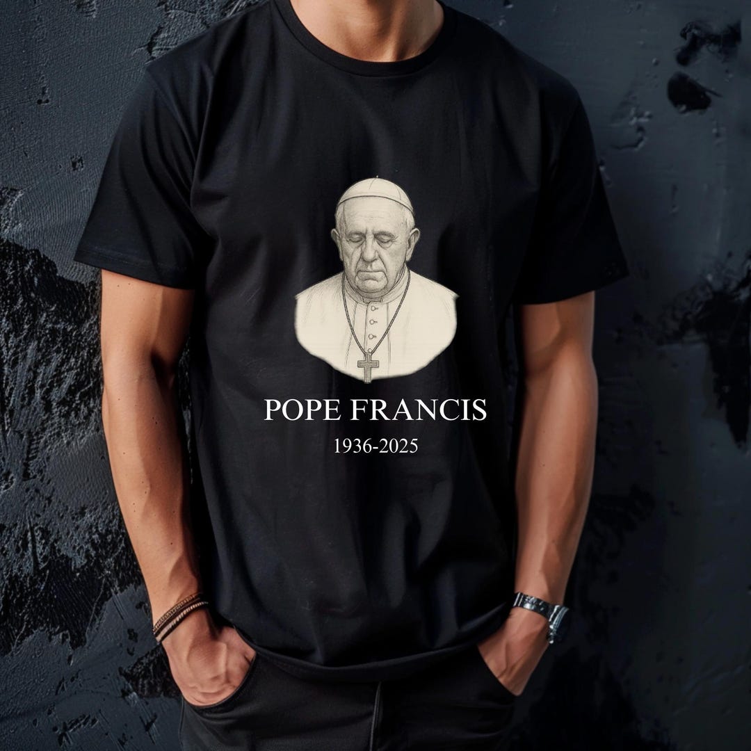 Vintage Pope Francis T-shirt: Retro Catholic Style, Spiritual Gift - Etsy