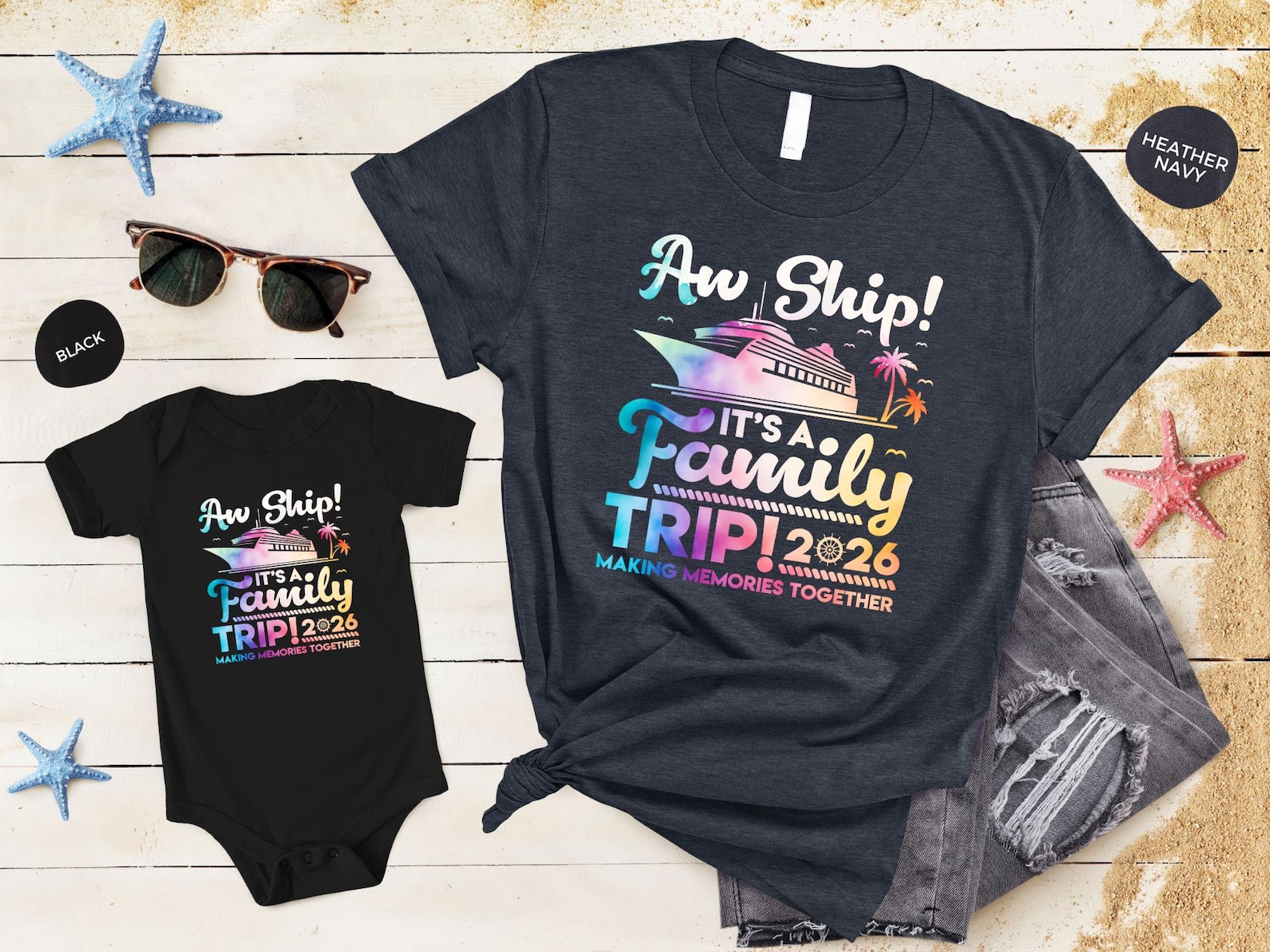 Family Cruise Shirt 2026, Aw Ship It’s a Family Trip Shirt, Matching ...