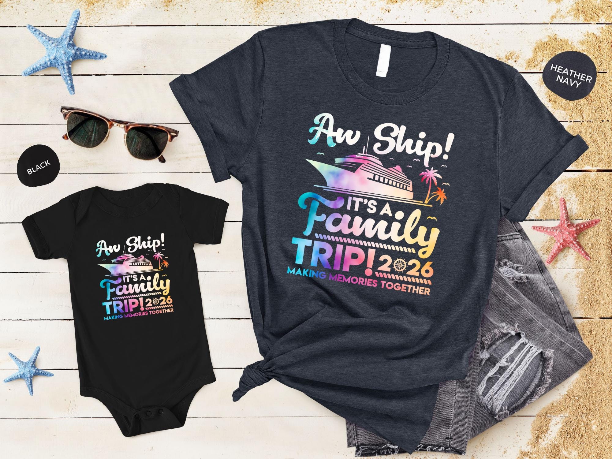 Family Cruise Shirt 2026, Aw Ship It’s a Family Trip Shirt, Matching ...