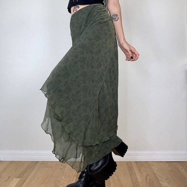 Grunge Skirt Etsy