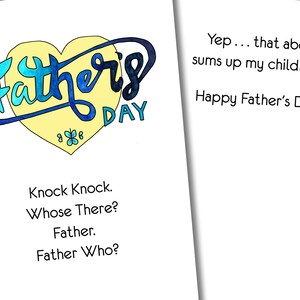 Father Who? Funny Father&#39;s Day Card, Happy Father&#39;s Day Card, Funny Adult Humor Card